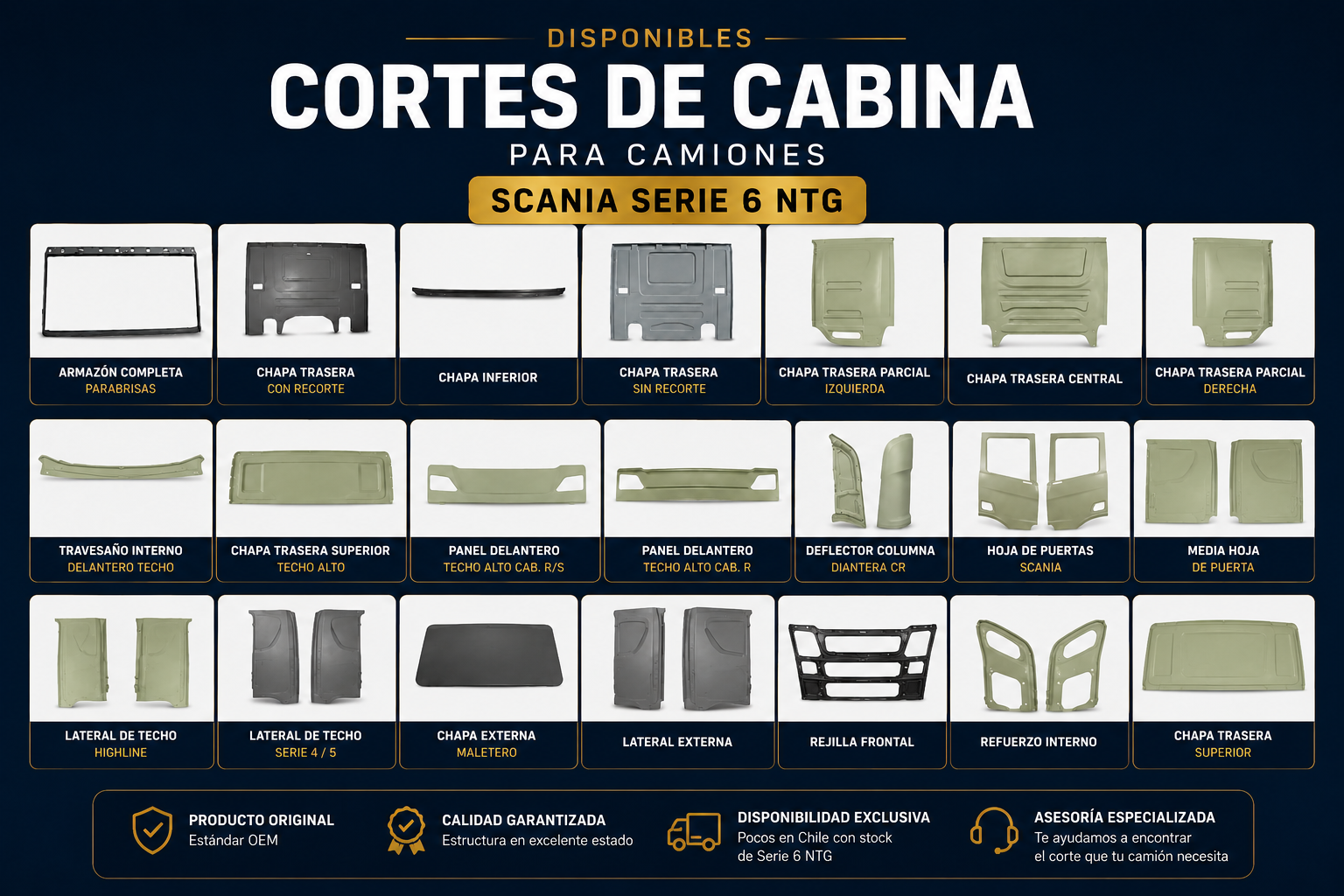 Catálogo de repuestos Impactrucks